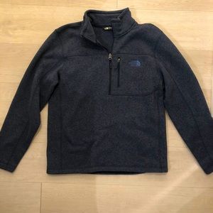 NorthFace navy fleece quarter zip